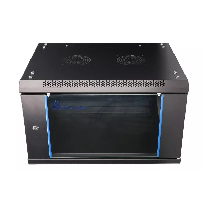 Sieninis tinklo stovas Extralink 6U 600x450 Juodas