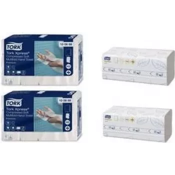 Popieriniai rankšluosčiai Tork Xpress H2 Premium Interfold 2 sluoksnių 2040 lapų (MPN 100888)