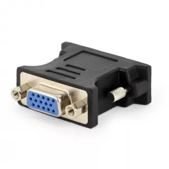 Lyties keitiklis DVI-A į VGA 15-pin, Gembird A-DVI-VGA-BK