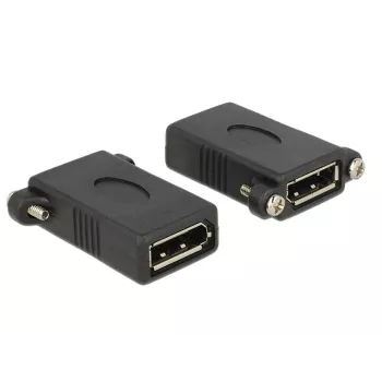 DeLOCK DisplayPort 1.1 adapteris F-F juodas