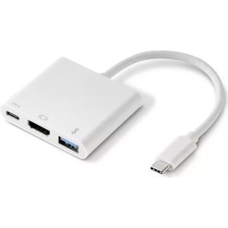 Renkforce RF-4366444 USB 3.2 Gen 1 (3.1 Gen 1) Type-C sąsajų šakotuvas baltas (RF-4366444)