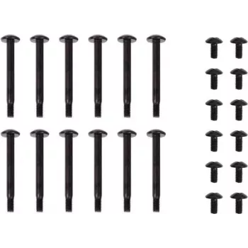 Tvirtinimo rinkinys Alphacool 24848 Juodas 24 vnt.