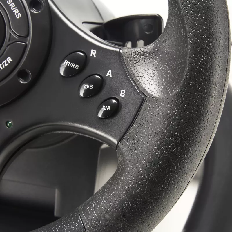 Vairas su pedalais Subsonic SA5426-NG Black USB 180° sukimosi kampas