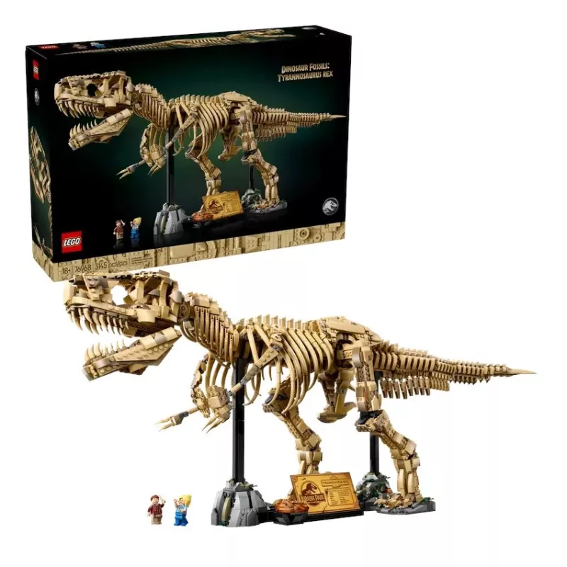 LEGO Dinozaurų skeletai T. rex 76968 konstravimo rinkinys – pastatomas T. rex griaučio modelis