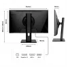 Japannext JN-IPS238FHDR-C65W-HSP Monitorius 23,8 colio Full HD IPS