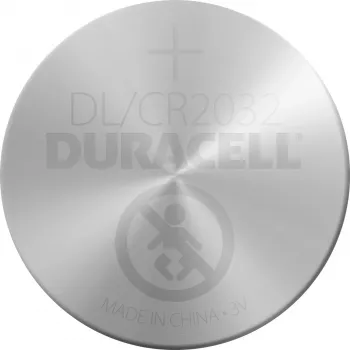 Duracell CR2032 3.0V ličio monetinė baterija – pakuotė po 5 vnt.