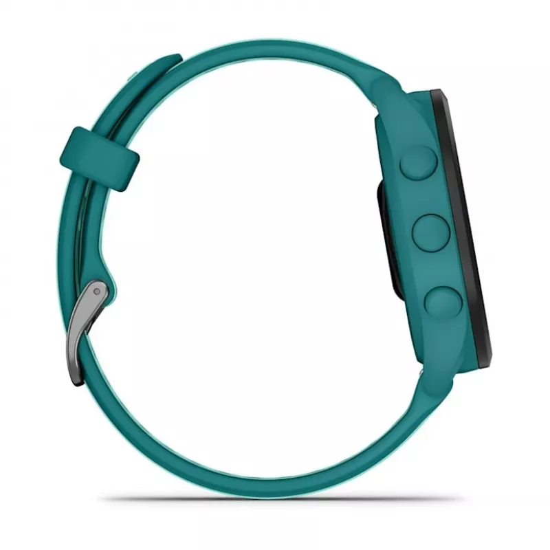 Išmanusis laikrodis GARMIN Forerunner 165 Music — 43 mm polimerinis korpusas, 1.2 colio AMOLED, 4 GB, GPS/GLONASS/Galileo, 5 ATM