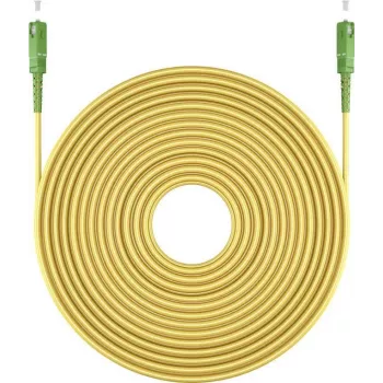 Goobay 59637 Skaidulinis optinis kabelis 0,5 m SC/APC FTTH OS2 Geltonas