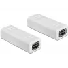 Kabelio lyties keitiklis DeLOCK 65450 Mini DisplayPort Baltas