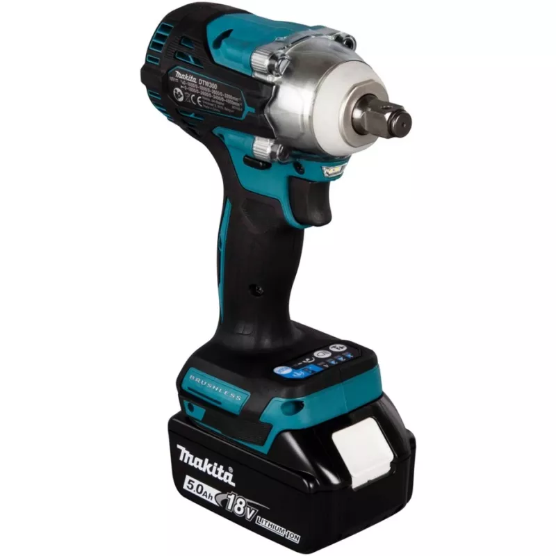 Poveikio veržtuvas Makita DTW300RTJ 3200 aps./min, 18 V, 2 akumuliatoriai