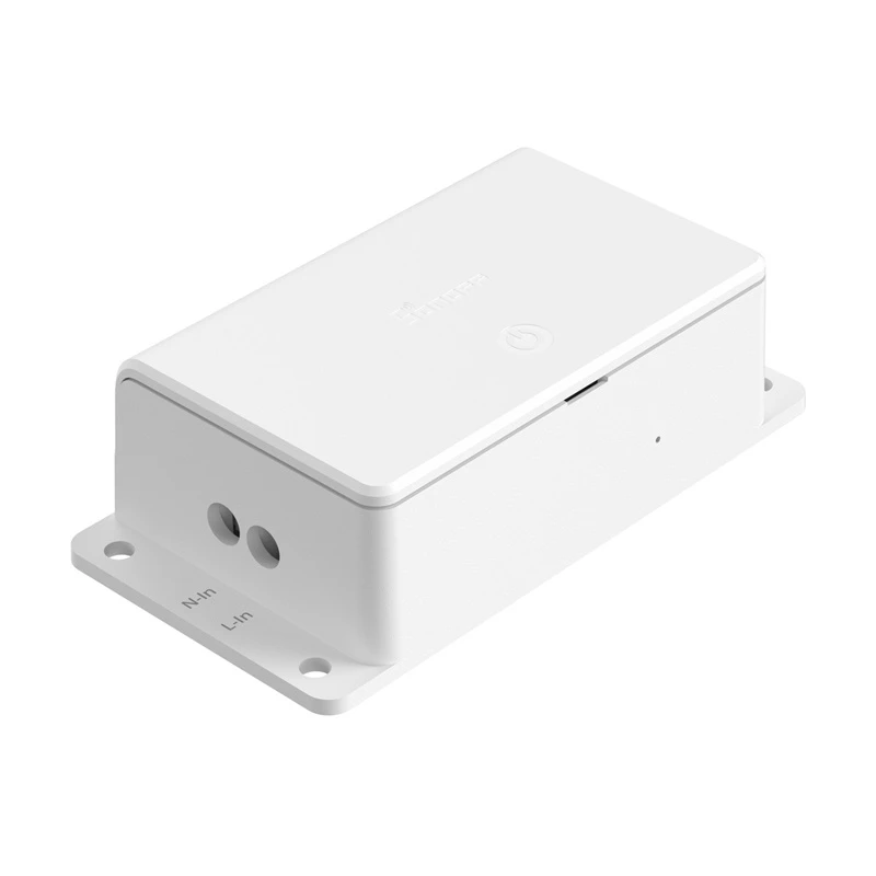 Išmanusis Wi‑Fi jungiklis Sonoff Basic R5 Gen5 10A Matter – vieno kanalo relė namų automatizacijai