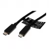USB laidas ROLINE 11.02.9057 USB 3.2 Gen 2 1m USB-C juodas