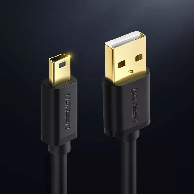 Ugreen USB laidas - mini USB 480 Mbps 3 m US132 (juodas)