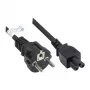 Good Connections įžemintas kištukas į C5 juodas 3m