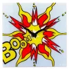 NeXtime klok 8173 Boom sieninis laikrodis, 43x43 cm, raudona/geltona/balta