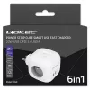 QOLTEC 52548 ilgintuvas su 3×AC lizdais ir USB prievadu