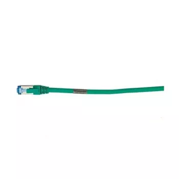 Pataisos kabelis RJ45 CAT6A 500 MHz 0,15 m žalias S-STP (S/FTP) AWG26 LSZH Synergy 21