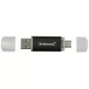 Intenso Twist Line 64GB USB 3.2 atmintinė su USB-A ir USB-C jungtimis