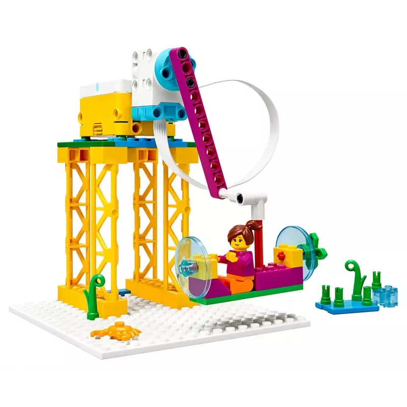 Edukacinis robotikos ir programavimo rinkinys LEGO Education Spike Essential Set A+ 45345 — 449 elementų, nuo 6 m.