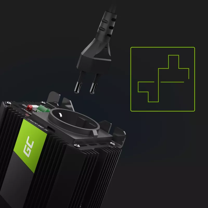 Inverteris 12V 150W/300W mod sin