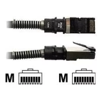 PatchSee PCI6 FTP Black Cat6a 2,1 m – tinklo jungiamasis kabelis