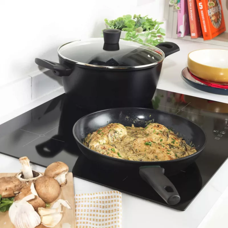 Keptuvė Russell Hobbs 28 cm Thermocollar RH03255EU7, neprideganti danga, šilumos indikatorius