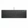 Klaviatūra CHERRY AK-C8112 Medical USB QWERTZ German Black White Full-size