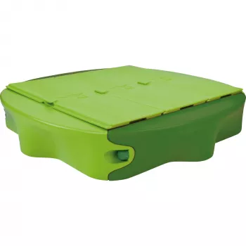 Smėlio dėžė Simba‑Dickie BIG 800056733, plastikinė, 1380×1380 mm, su suolais, žalia