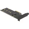 DeLOCK 89013 Vidinė M.2 PCIe sąsajos plokštė, Low-profile