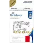 MediaRange plastikinė kasetė Brother TZ-431 12 mm 8 m juoda ant raudono fono