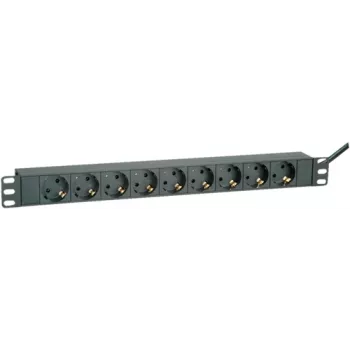 ROLINE 19.07.1621 2m 9 AC lizdų 45° 1U 19 inch PDU juodas