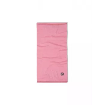 Vaikiška daugiafunkcinė kaklaskarė Buff Kids Bandana Merino Lightweight – vientisa rožinė spalva, besiūlė merino vilnos galvos apdangalas vaikams