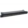 Pataisos skydas Alantec PK040 1U 24 prievadai 10GBase-T RJ45 Cat6a juodas