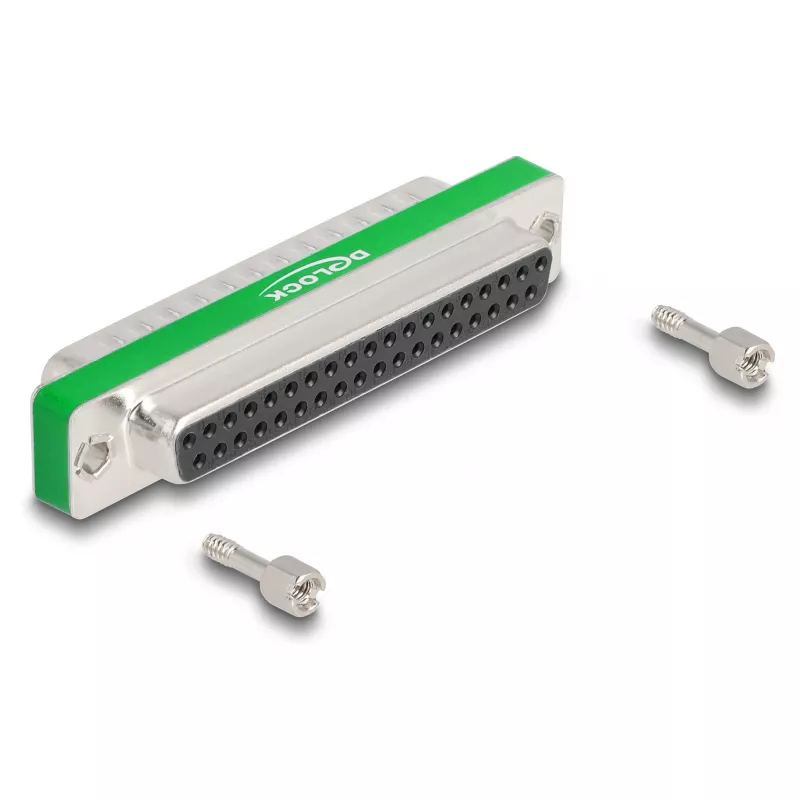 DeLOCK RF/EMI trikdžių slopinimo filtras D-Sub 37 kontaktų patinas į patelę žemų dažnių pralaidumo filtras