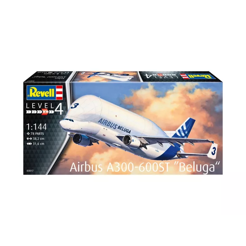 Revell 1:144 Airbus A300-600ST Beluga plastikinis modelio rinkinys