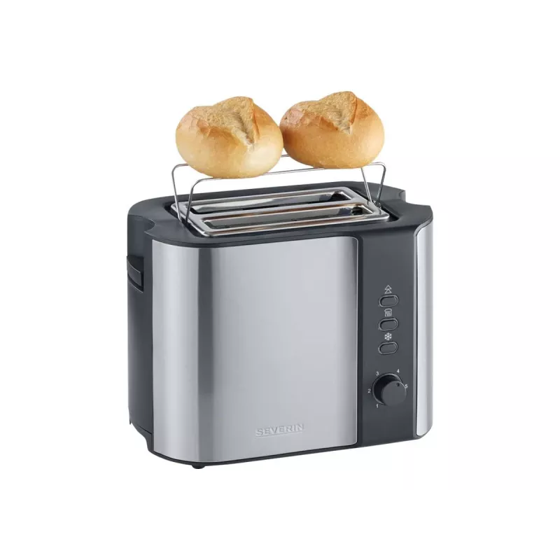 Skrudintuvas Severin 2589 2 griežinėliams 800 W Juodas, Nerūdijantis plienas