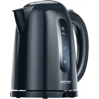 Elektrinis virdulys MPM MCZ-85/G1 1,7 L, 2200 W, juodas, plastikinis korpusas