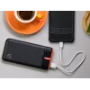PowerBank EnerGo 10000 mAh juodai-oranžinis