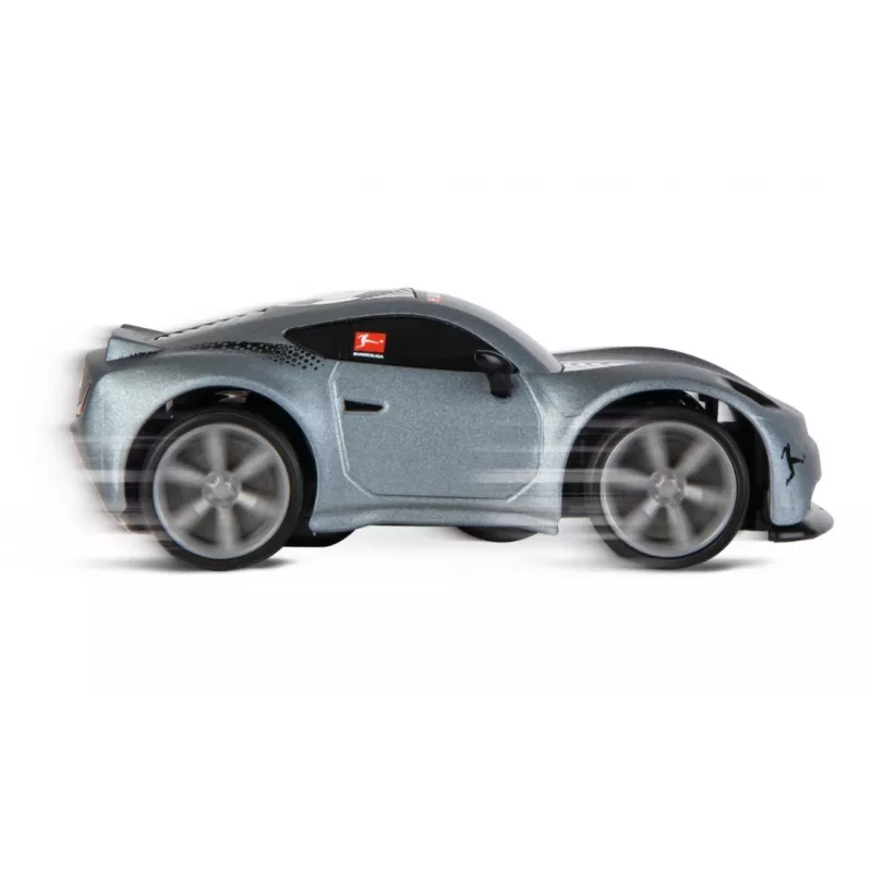 RC Automobilis Bundesliga Mini RC 1:43 Pilkas