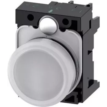 Siemens indikatoriaus lemputė plokščia balta 24 V/AC, 24 V/DC SIRIUS ACT 3SU1102-6AA60-1AA0 1 vnt.