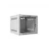 Sieninis tinklo stovas LANBERG WF10-2304-10S 4U, 280×310×247 mm, 20 kg talpa, pilka