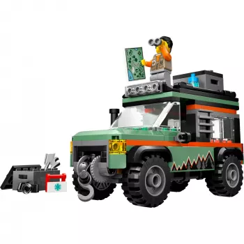 LEGO City Visureigis 4x4 statybinis rinkinys 60447 – 221 detalė, 1 minifigūrėlė, nuo 6 metų