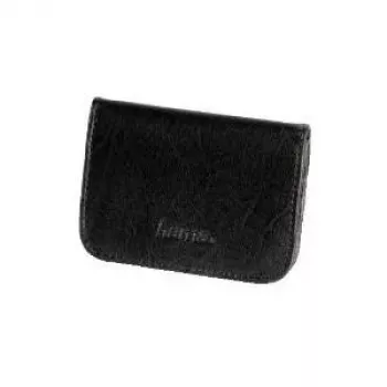 Hama dėklas atminties kortelėms 4 kortelės Leatherette Juoda