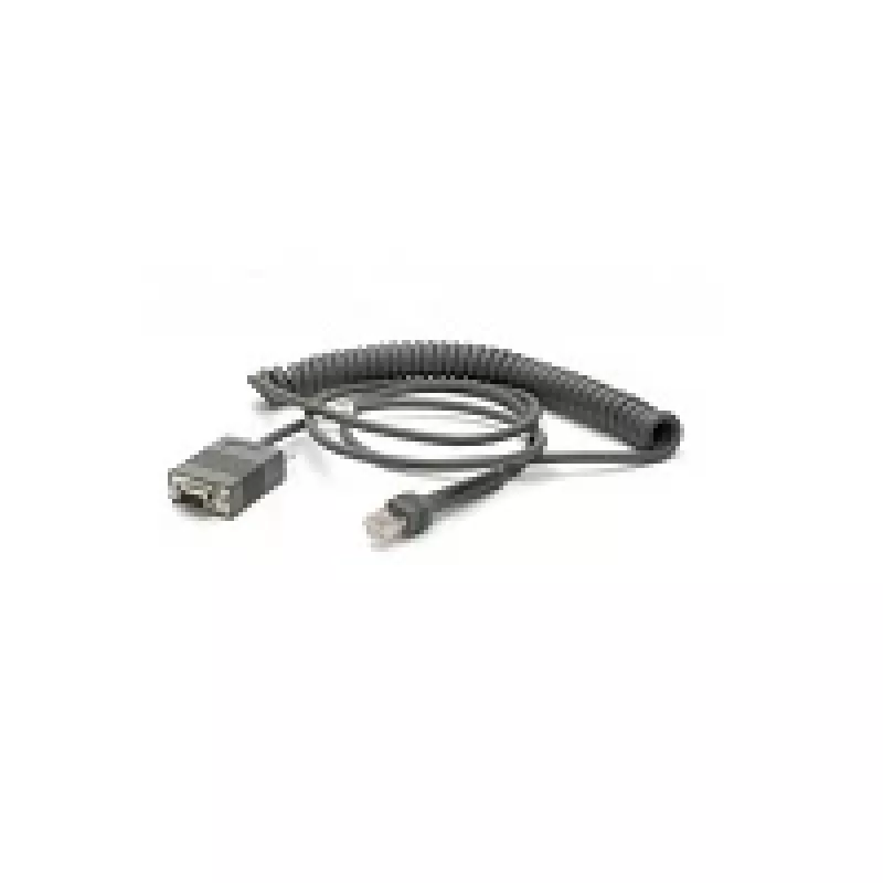 Zebra CBA-R71-C09ZAR serijinis kabelis, juodas, 2,8 m, RS232 DB9