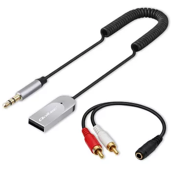 Belaidis garso imtuvas QOLTEC HiFi BT6.0 2xRC – Bluetooth garso adapteris kolonėlėms ir automobilio radijui