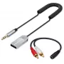 Belaidis garso imtuvas QOLTEC HiFi BT6.0 2xRC – Bluetooth garso adapteris kolonėlėms ir automobilio radijui