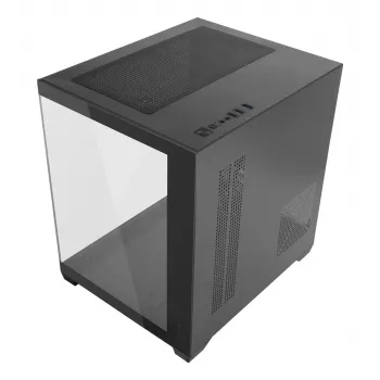 Mars Gaming MC-VIEW2 Mini Tower Juodas
