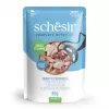Šlapias ėdalas katėms SCHESIR in jelly Tuna with seabass – tunas su jūriniu ešeriu drebučiuose, 85 g