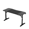 Gaming stalas huzaro Hero 3.6 – stačiakampis 1400×600 mm, aukštis reguliuojamas 560–790 mm, juodas, H kojos, 15 mm stalviršis