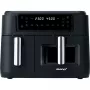 Dviguba oro gruzdintuvė Steba HF 9500 DUO (juoda, 2400 W, 2 krepšeliai 6 L + 3,5 L)
